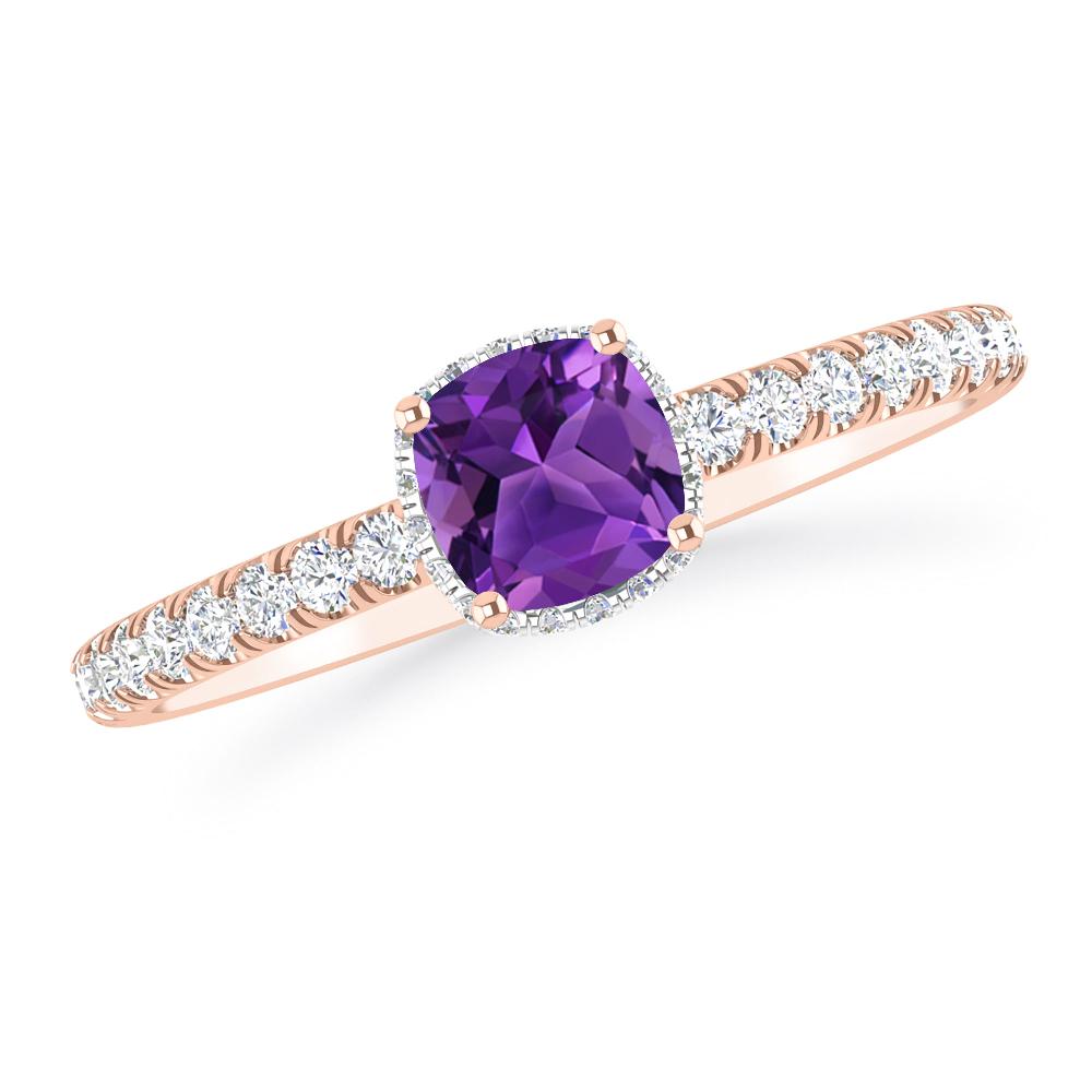 Rose Gold - Amethyst