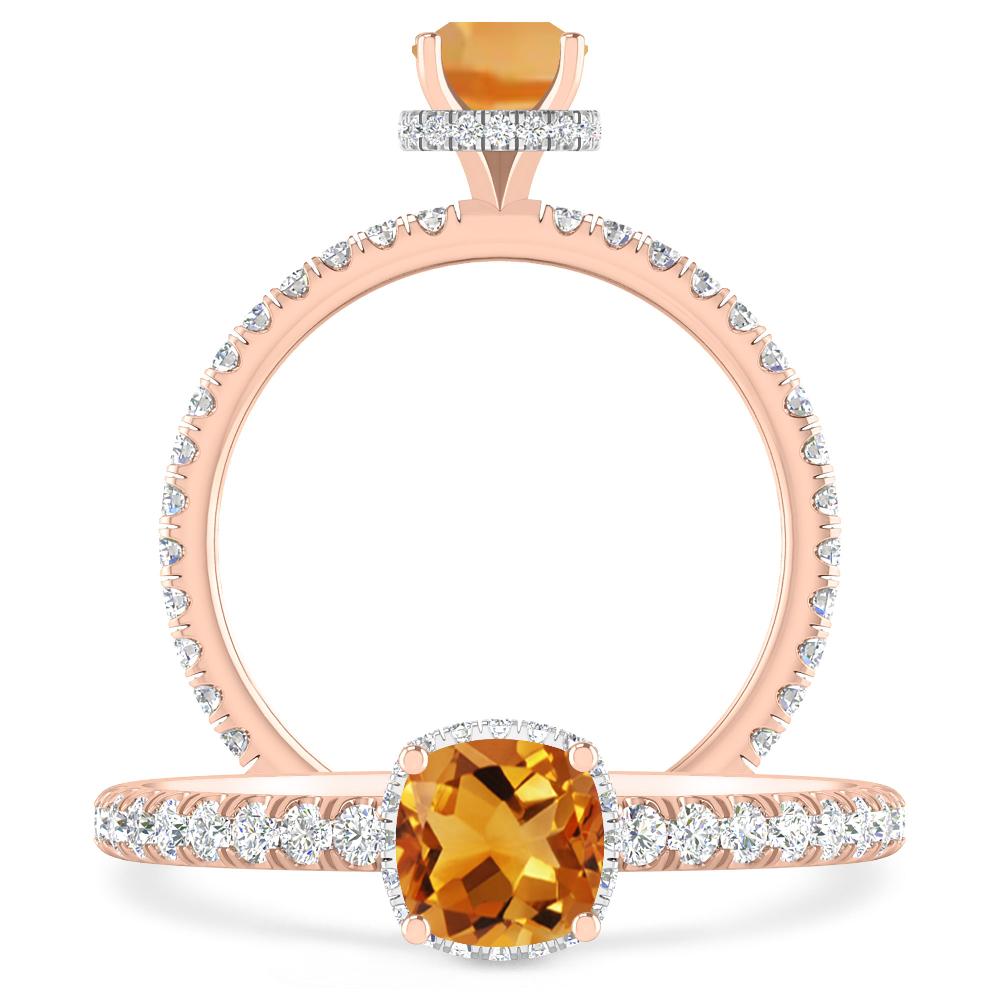 Rose Gold - Citrine