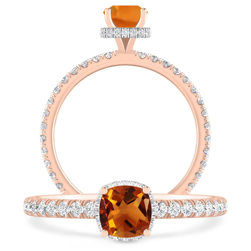 Rose Gold - Citrine