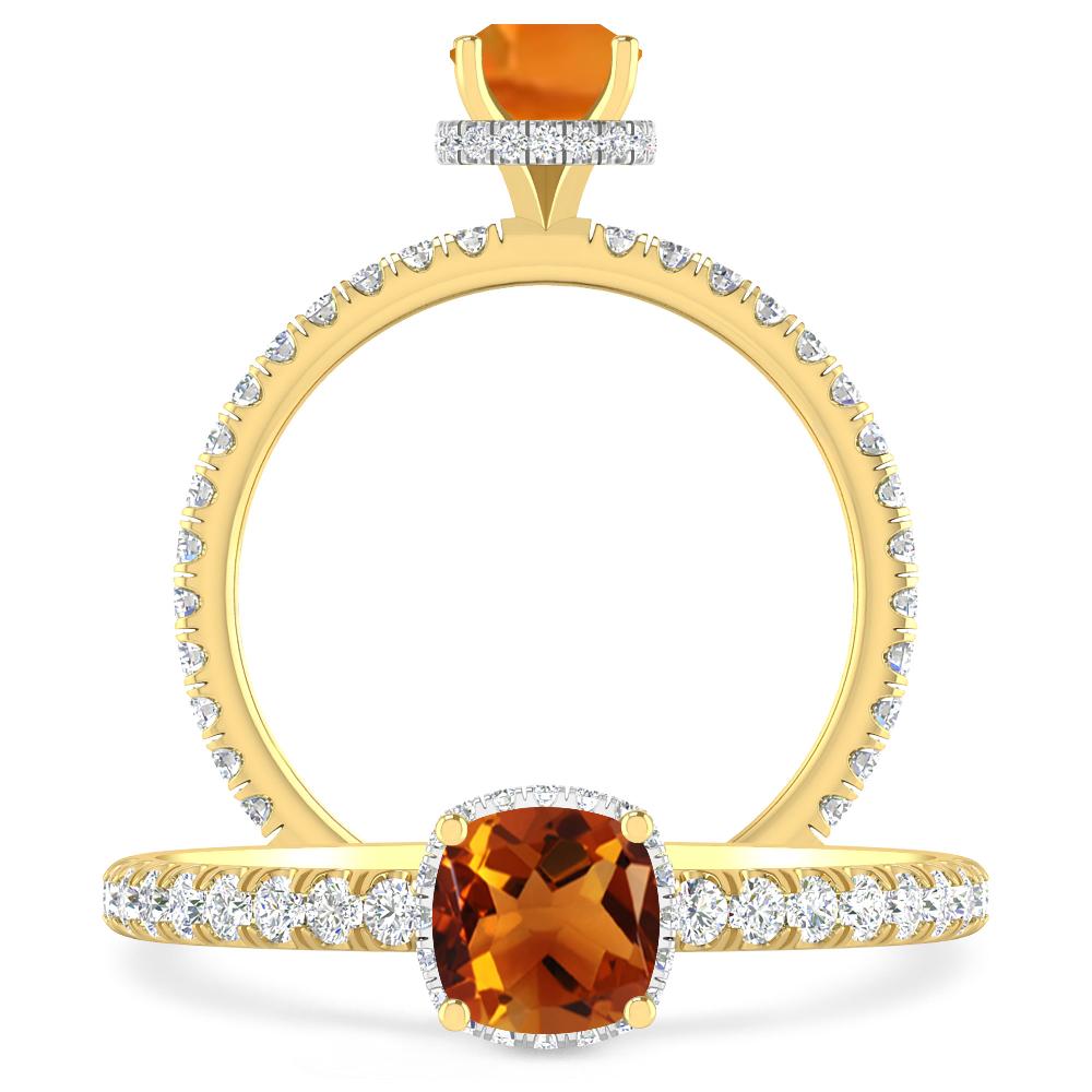 Yellow Gold - Citrine