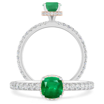 White Gold - Emerald