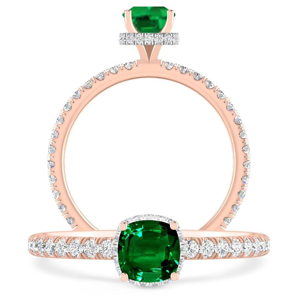 Rose Gold - Emerald