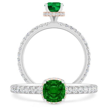 White Gold - Emerald