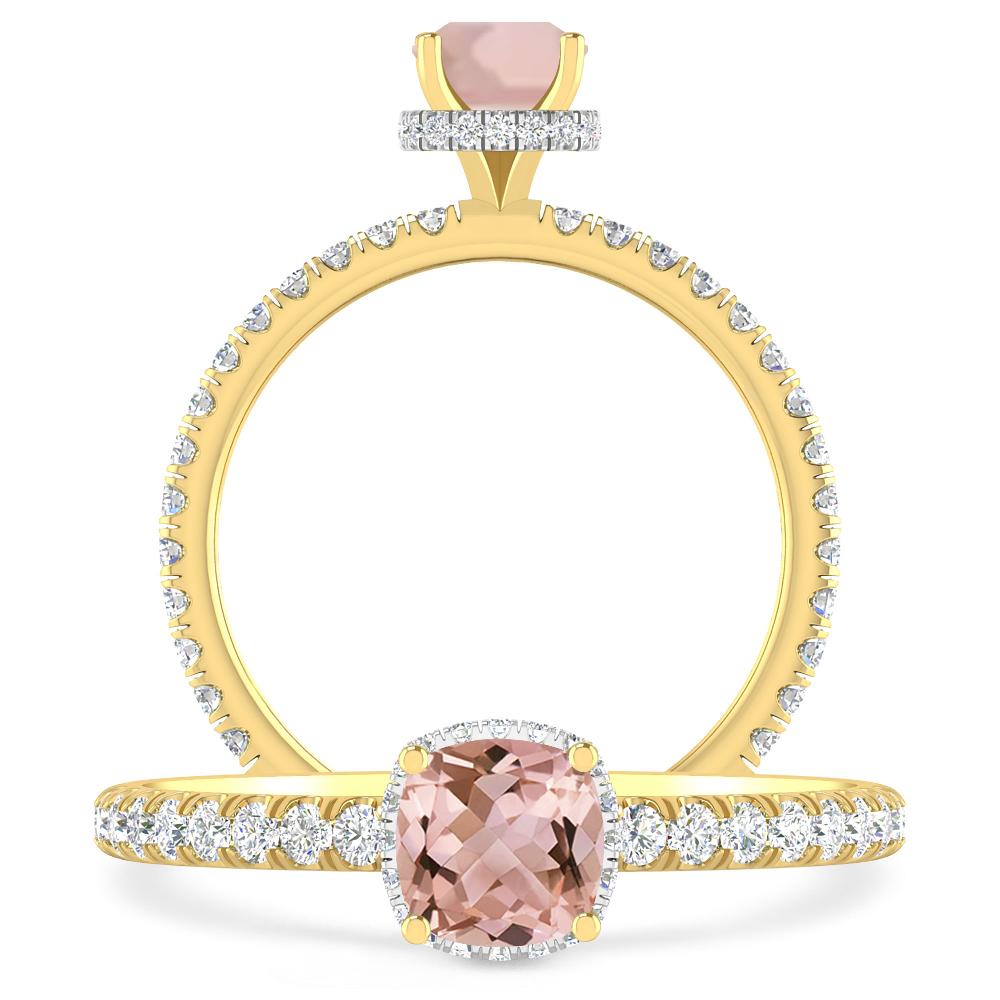 Yellow Gold - Morganite