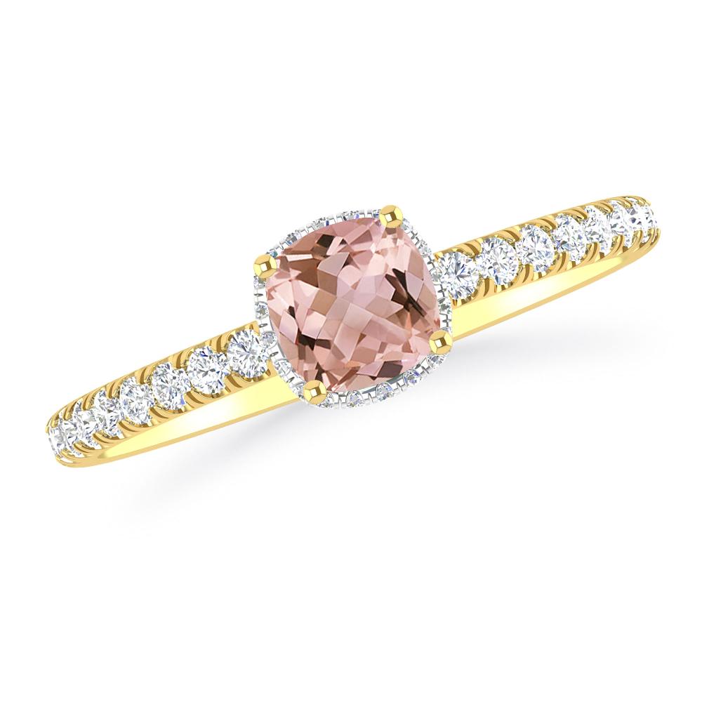 Yellow Gold - Morganite