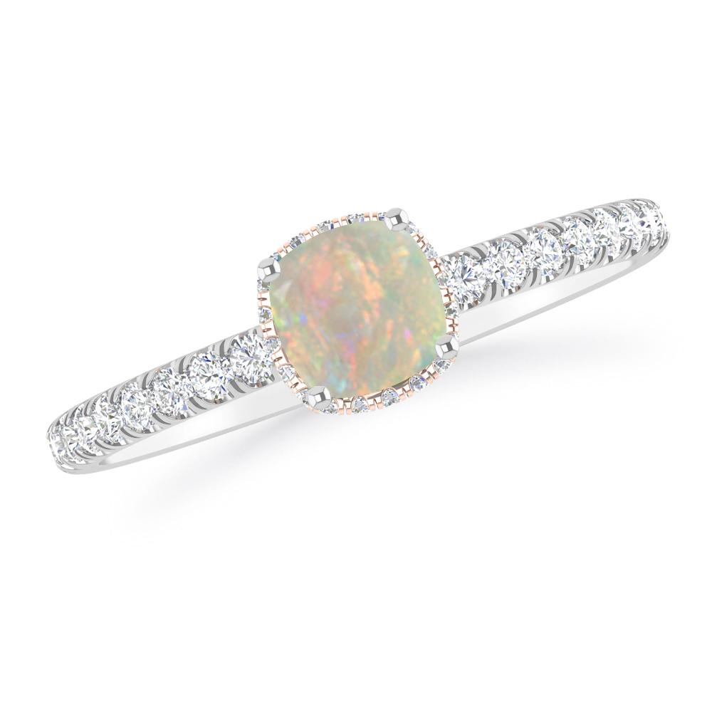 White Gold - Opal