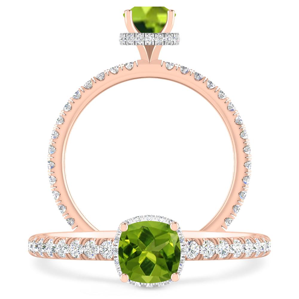 Rose Gold - Peridot