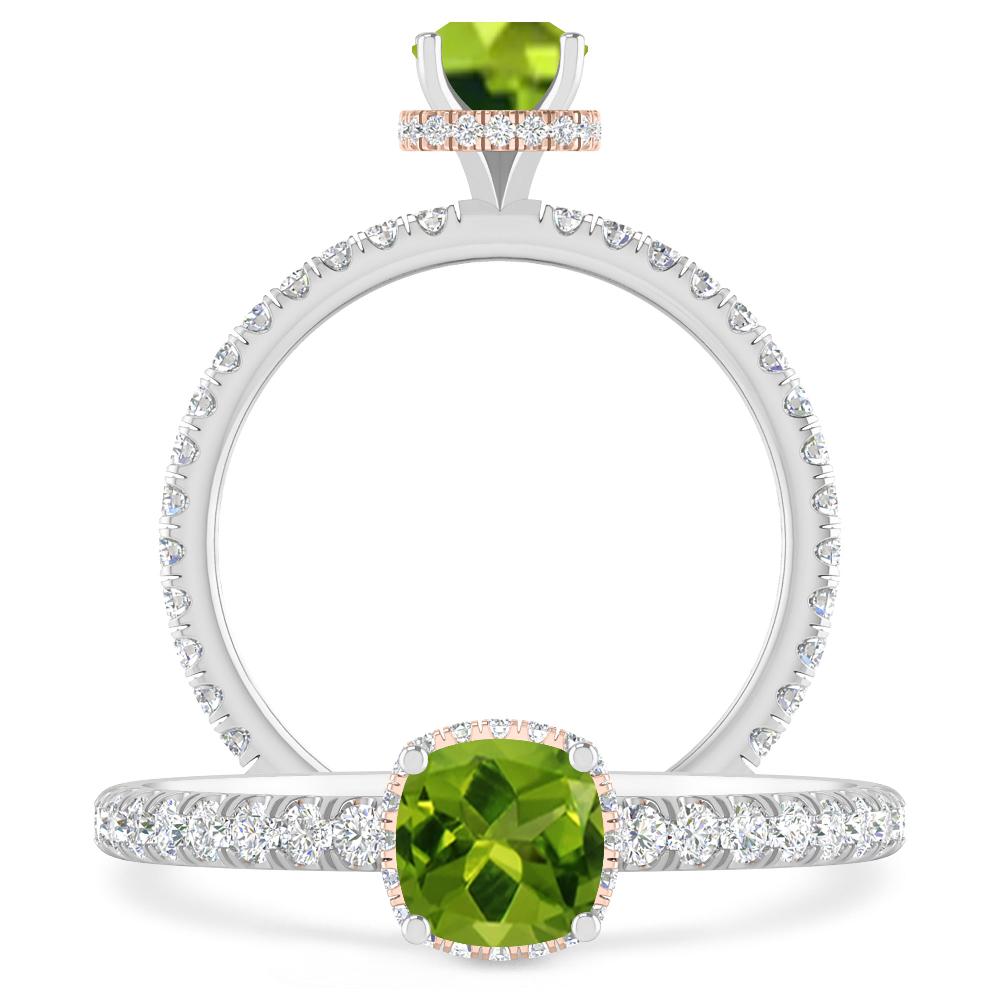 White Gold - Peridot