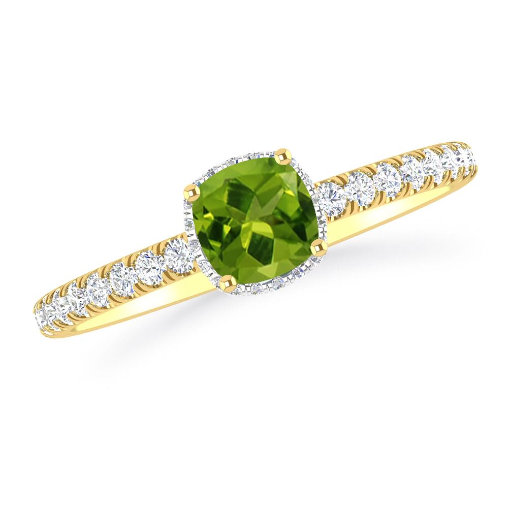 Yellow Gold - Peridot