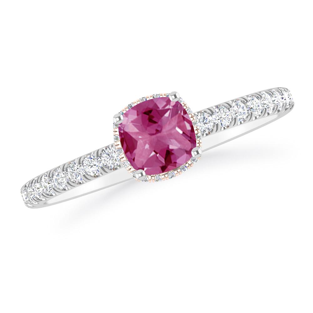 White Gold - Pink Tourmaline