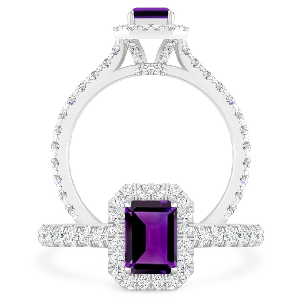 White Gold - Amethyst