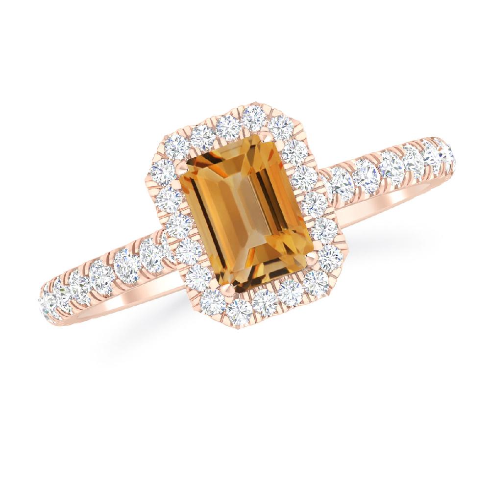 Rose Gold - Citrine