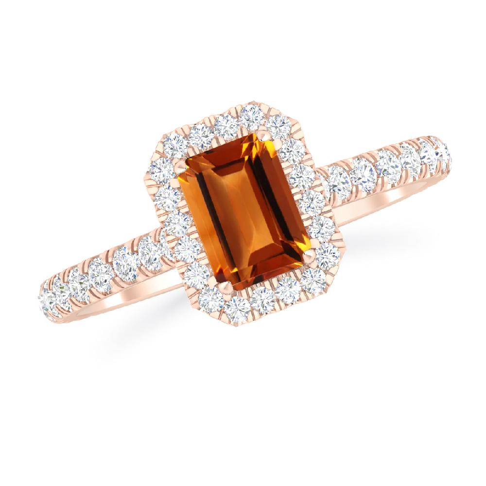 Rose Gold - Citrine