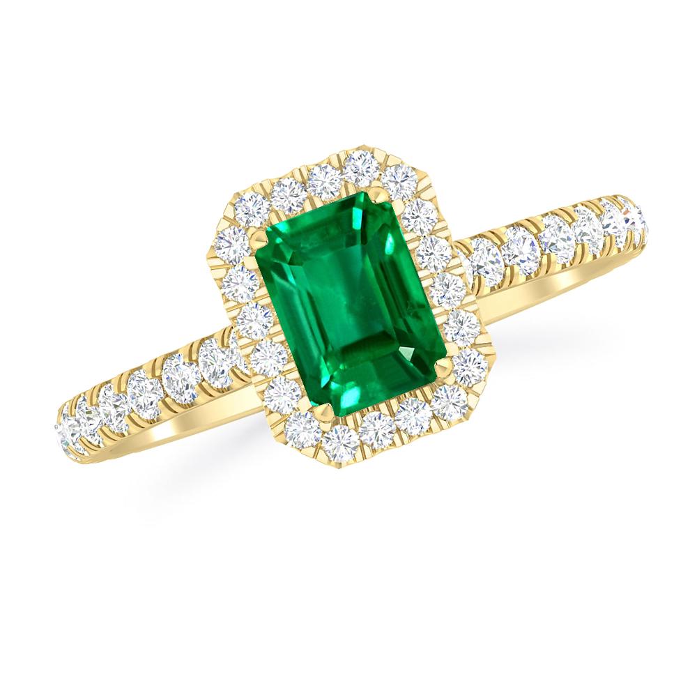 Yellow Gold - Emerald