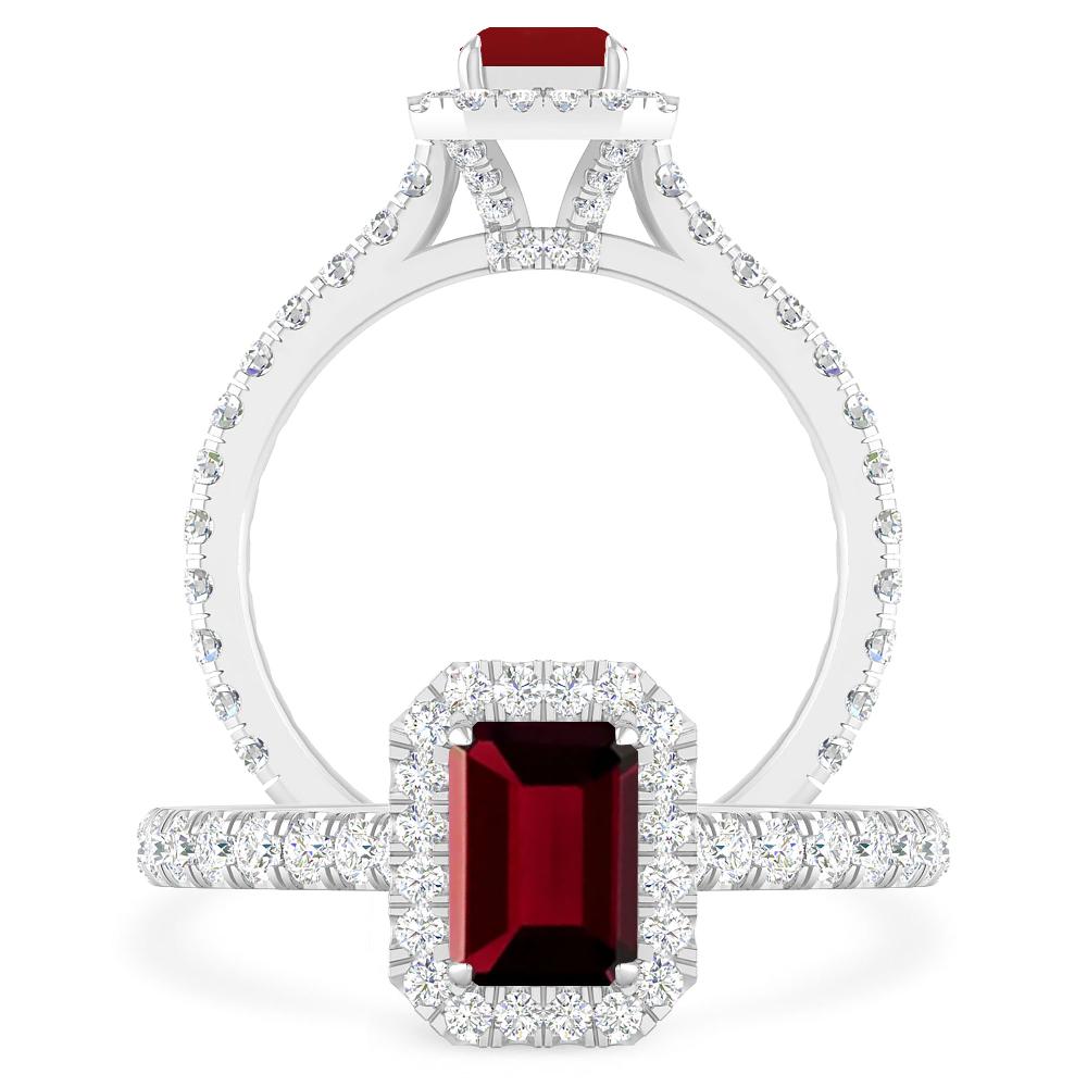 White Gold - Garnet