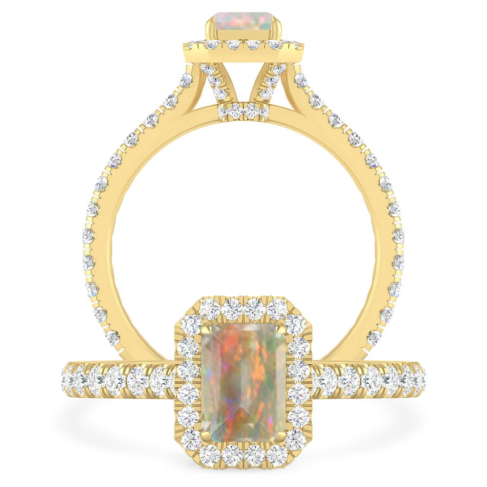 Yellow Gold - Opal