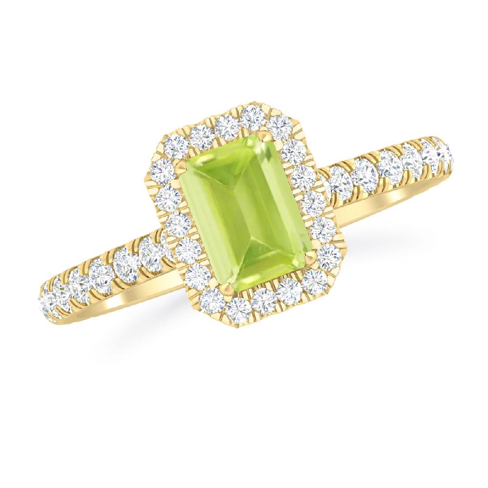 Yellow Gold - Peridot