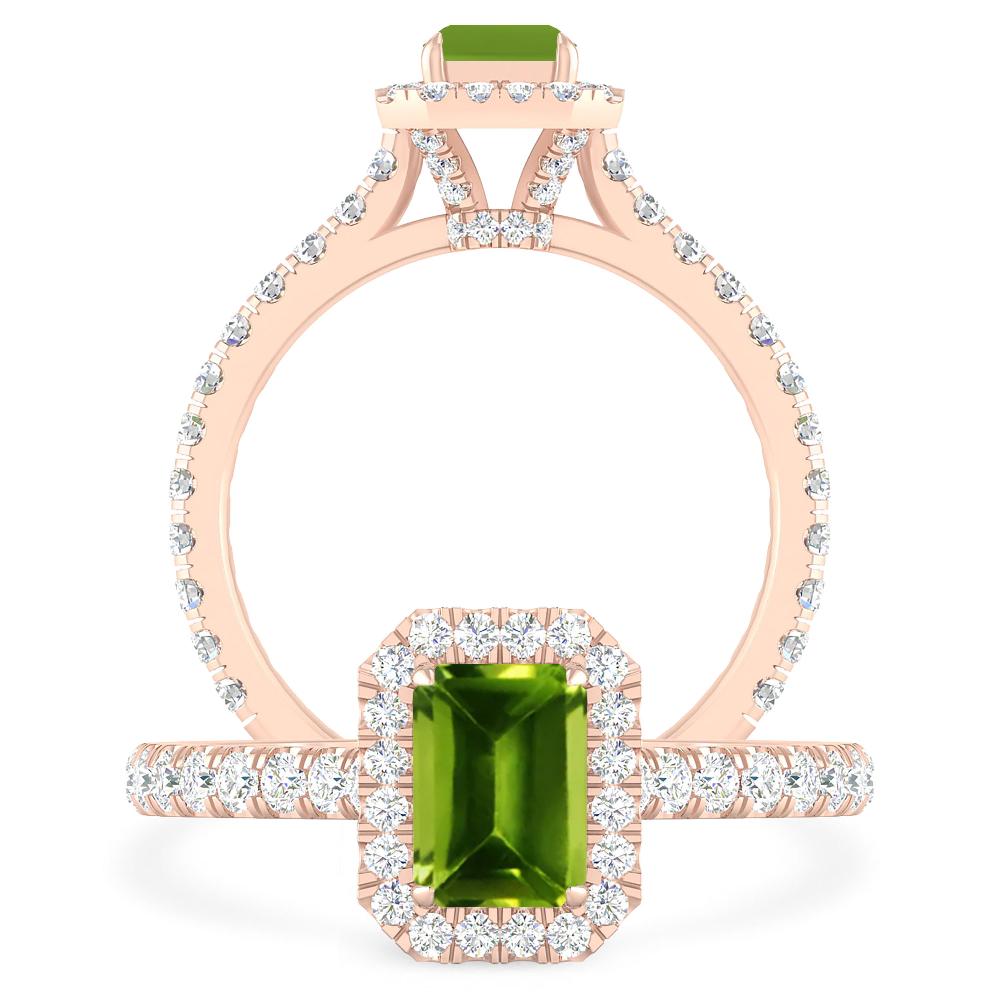 Rose Gold - Peridot