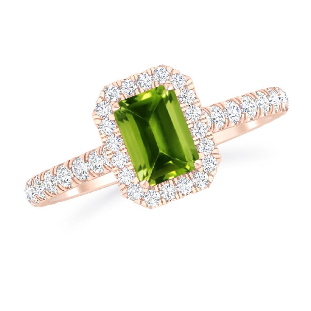 Rose Gold - Peridot