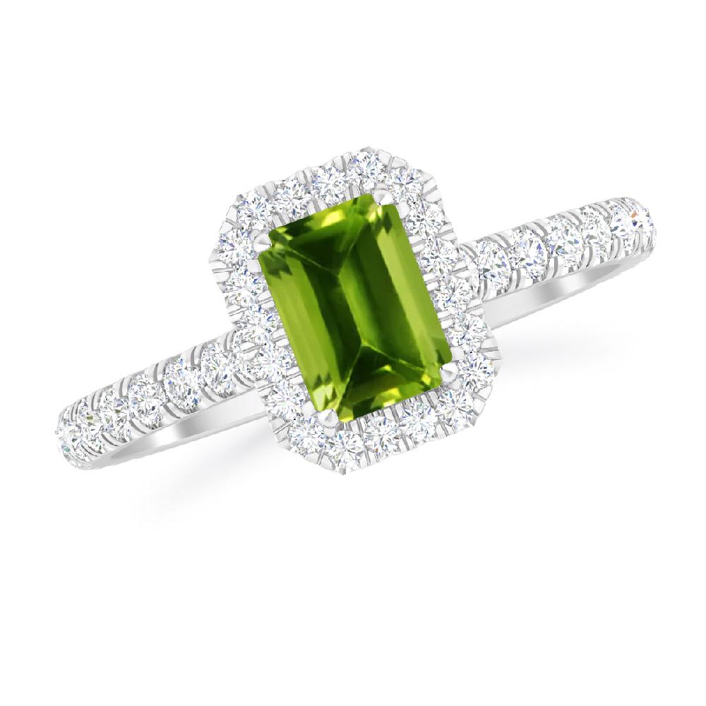 White Gold - Peridot