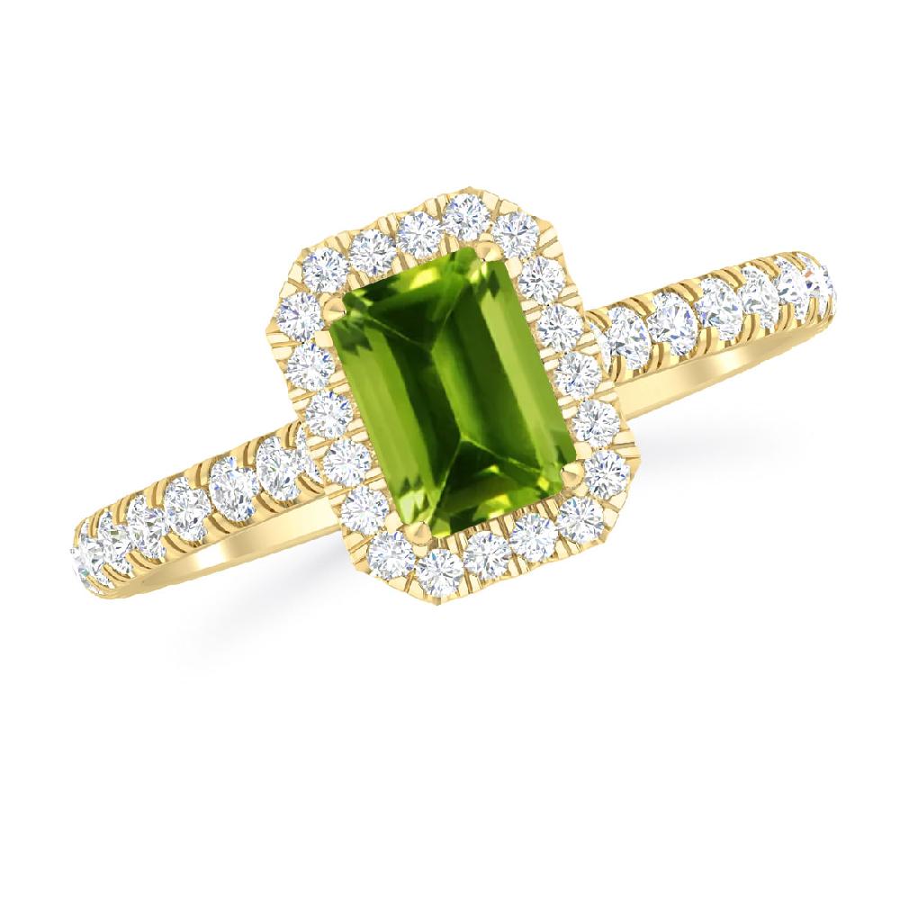 Yellow Gold - Peridot