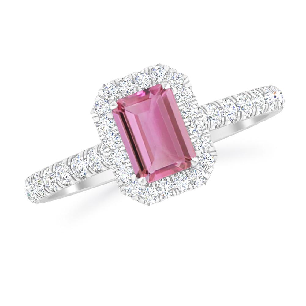 White Gold - Pink Tourmaline