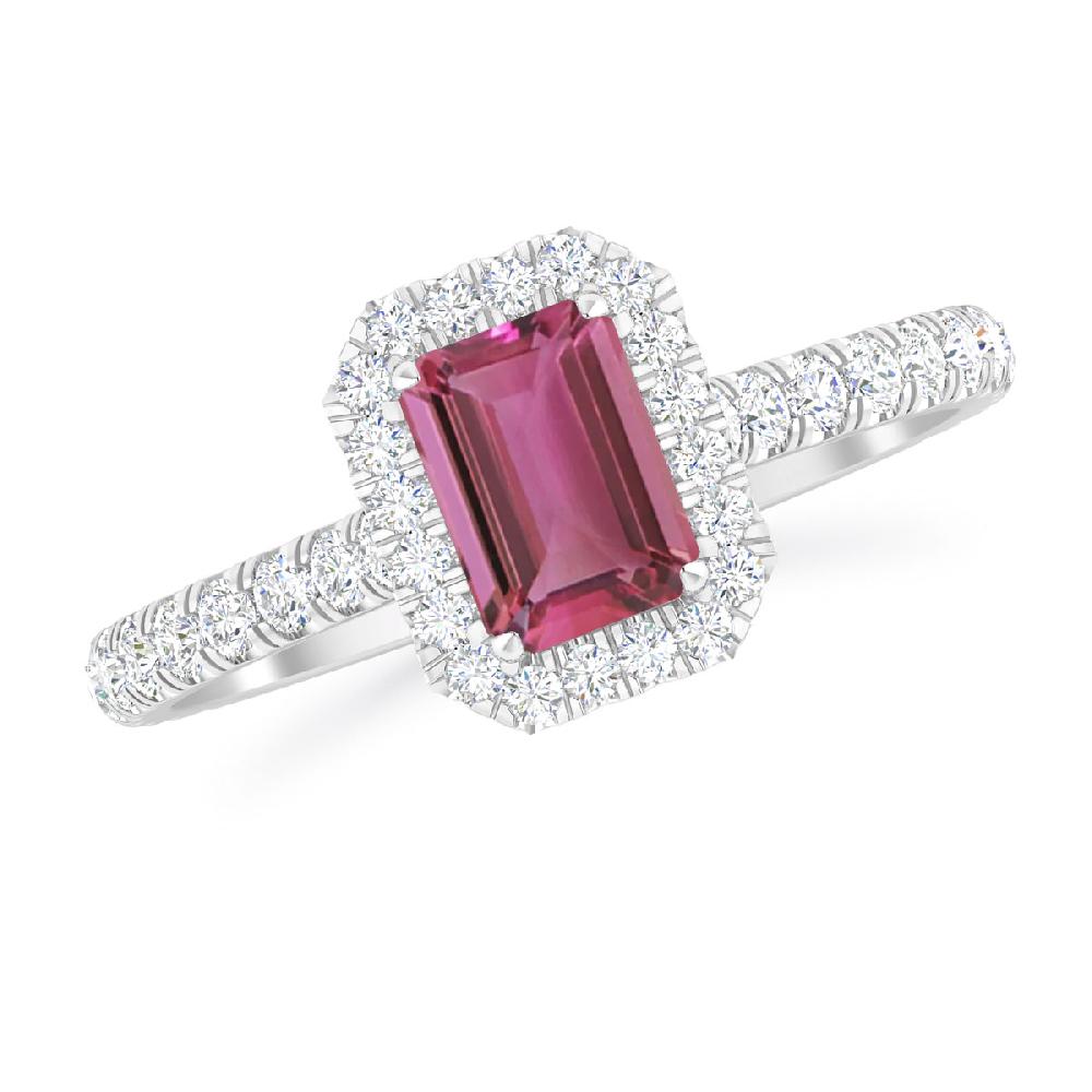 White Gold - Pink Tourmaline