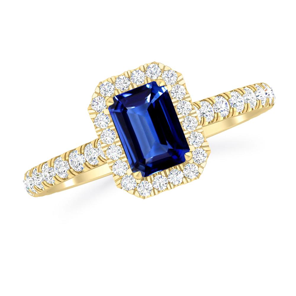 Yellow Gold - Sapphire