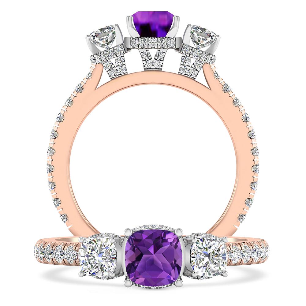 Rose Gold - Amethyst