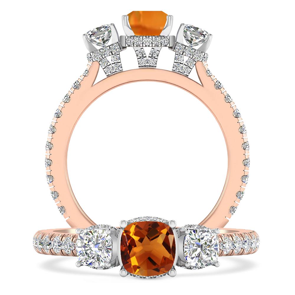 Rose Gold - Citrine