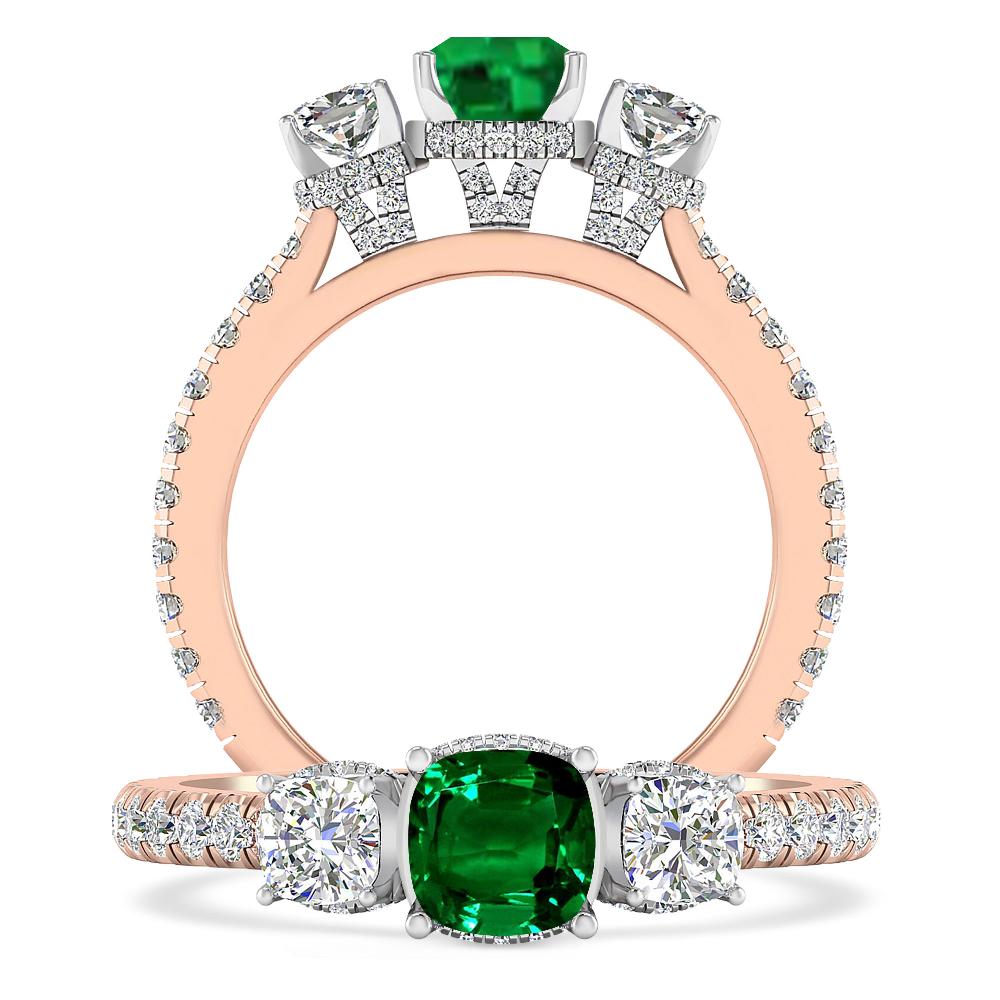 Rose Gold - Emerald