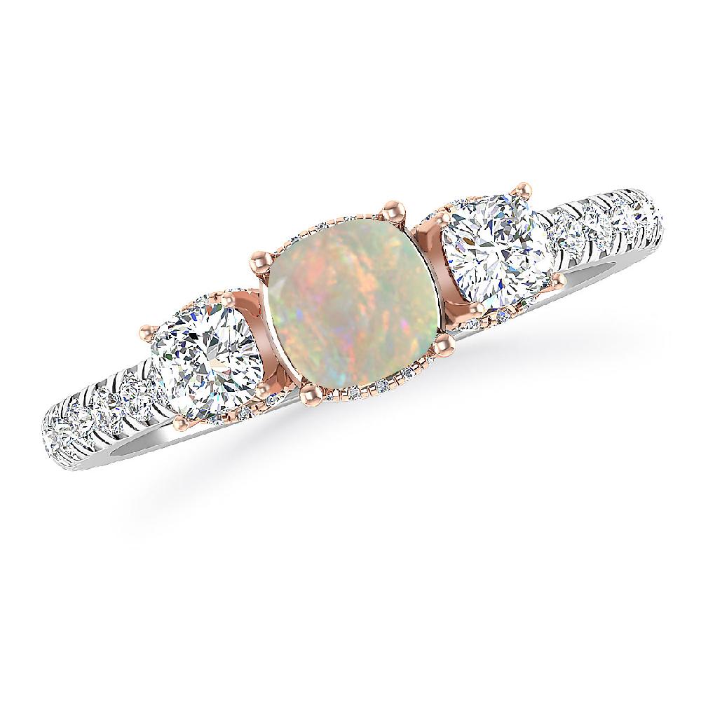 White Gold - Opal