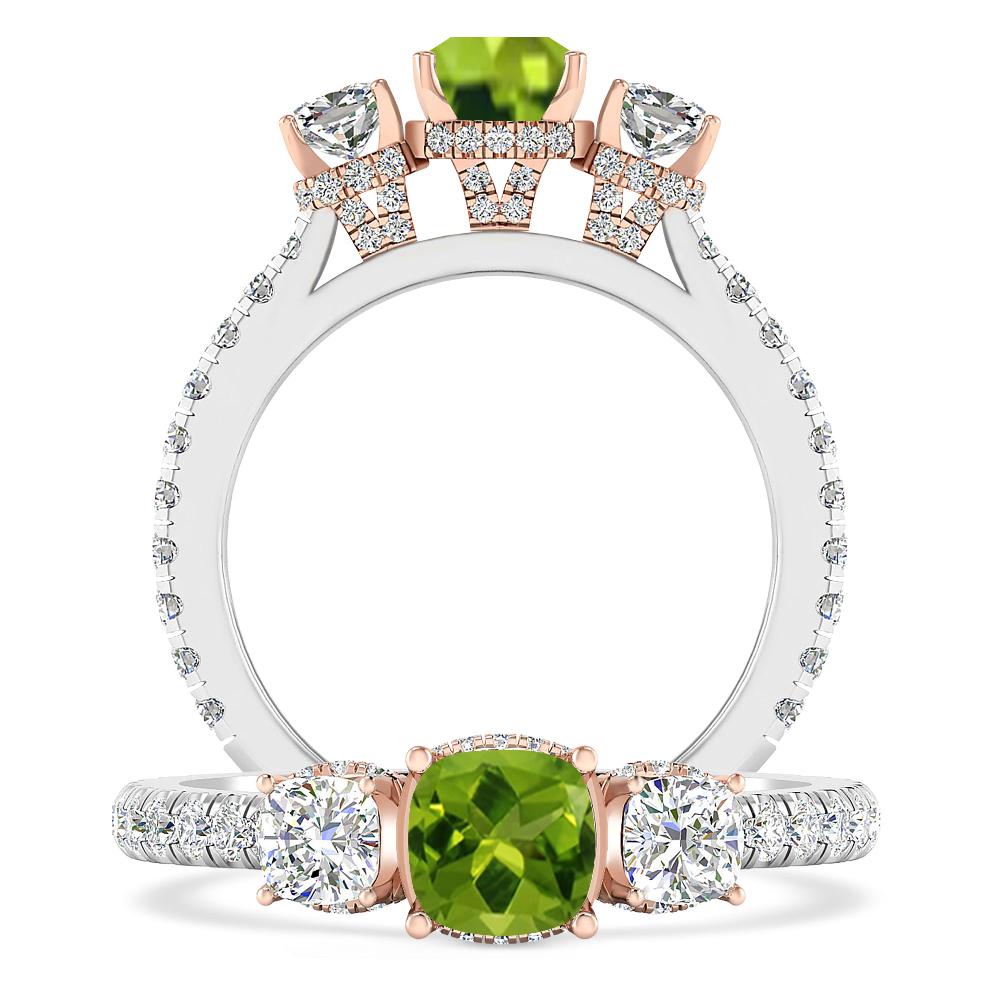 White Gold - Peridot