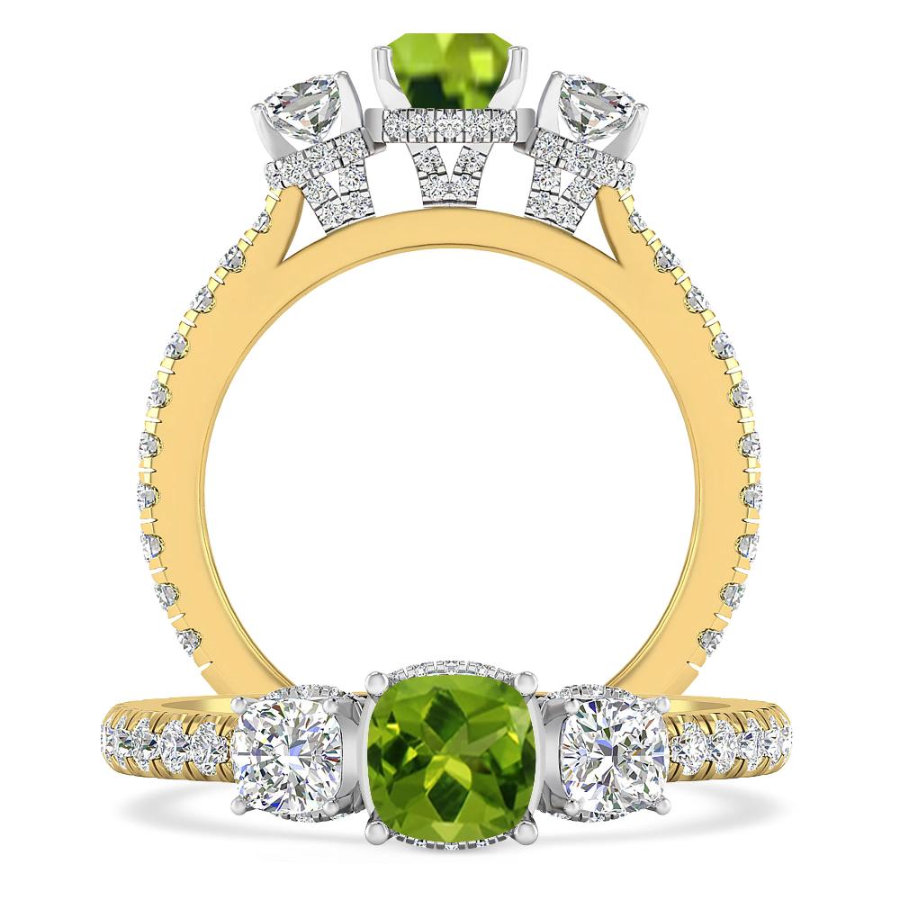 Yellow Gold - Peridot