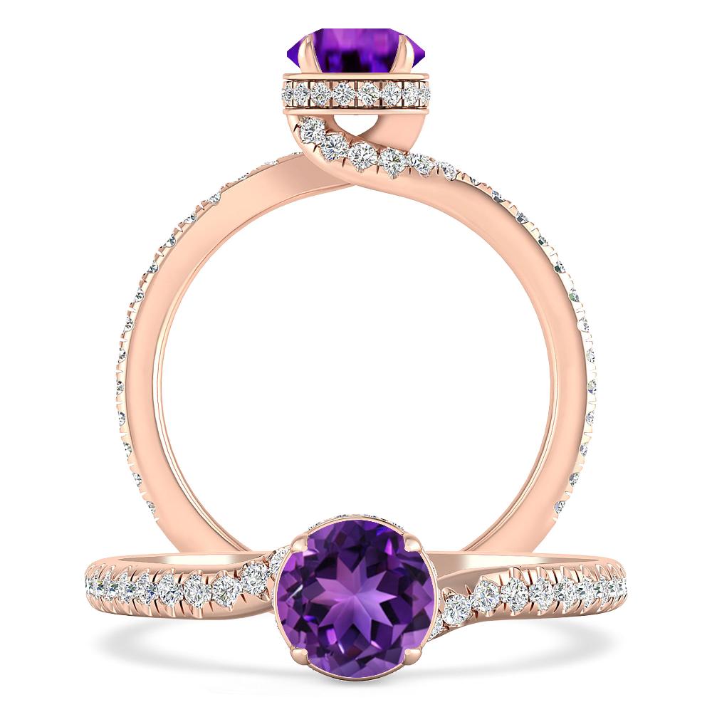 Rose Gold - Amethyst