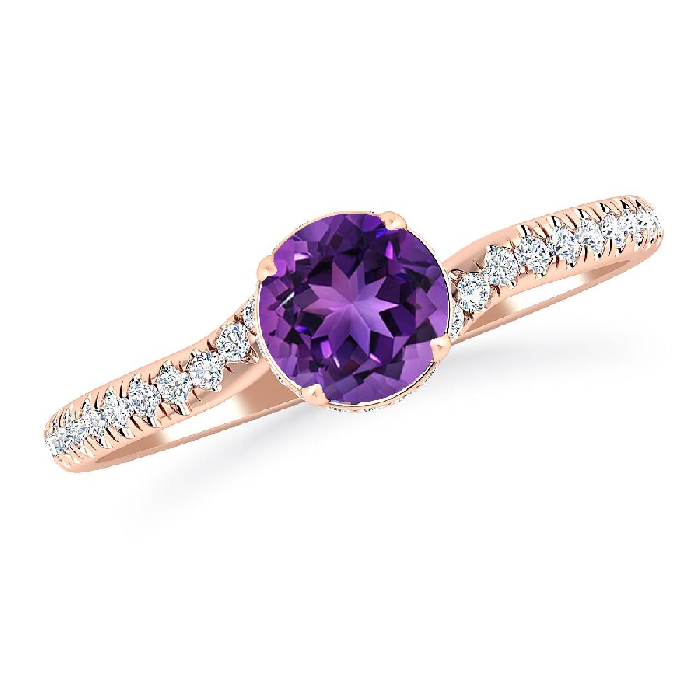 Rose Gold - Amethyst