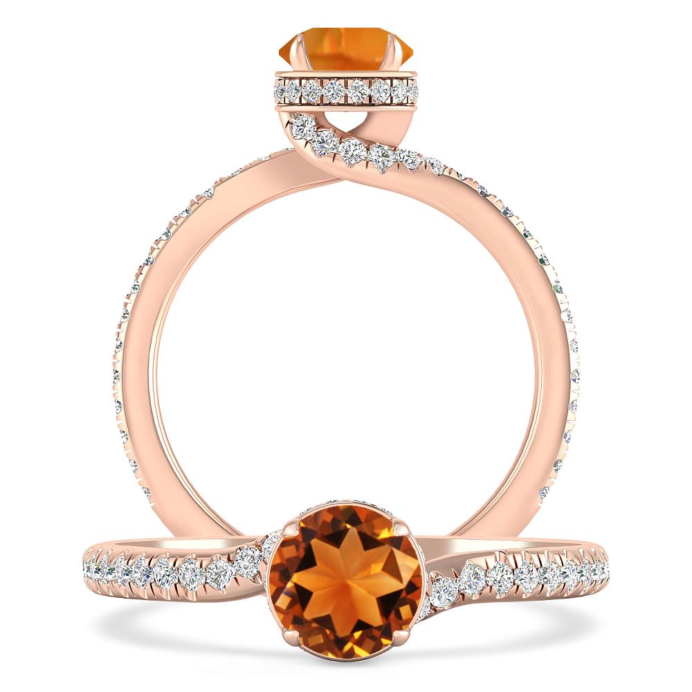 Rose Gold - Citrine