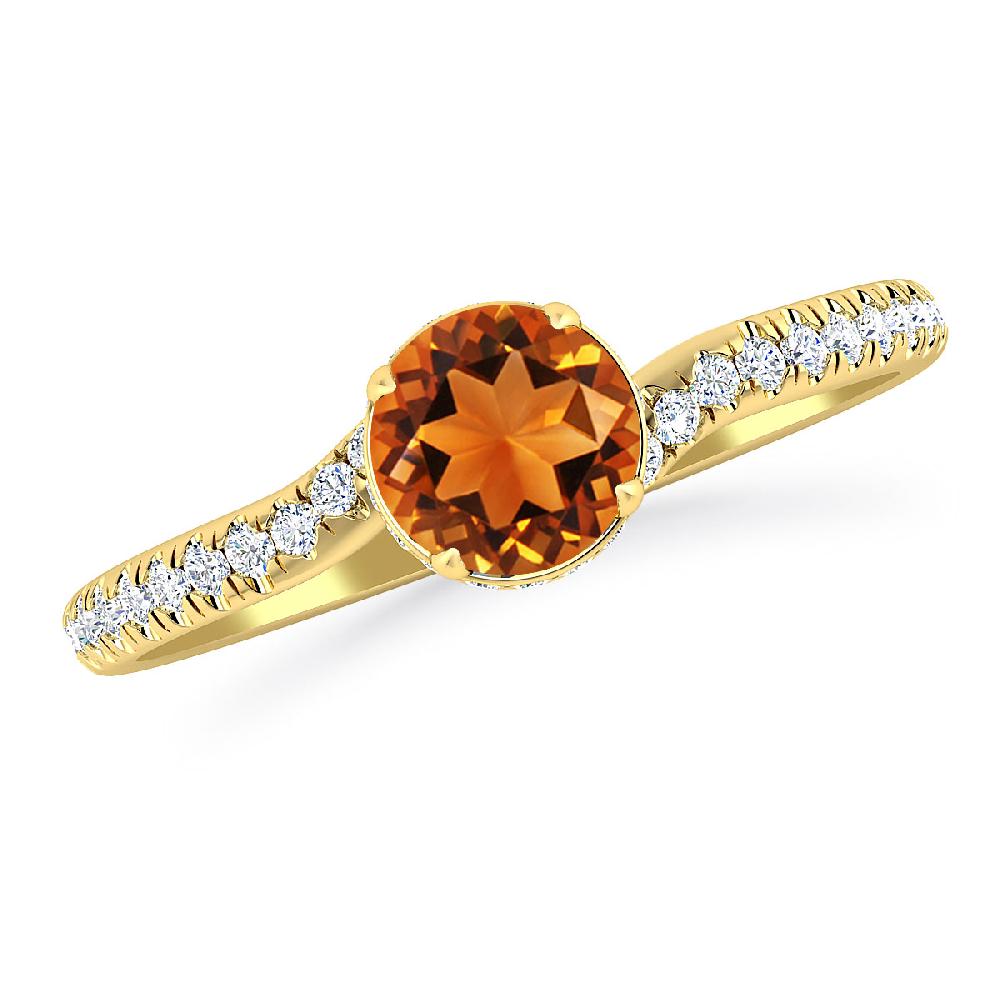 Yellow Gold - Citrine