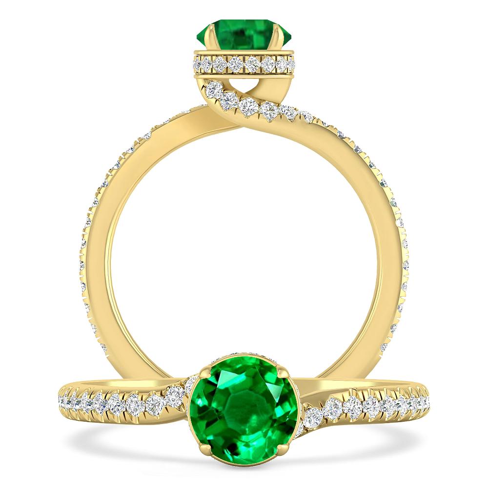 Yellow Gold - Emerald