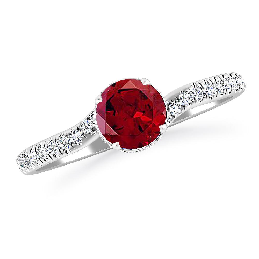 White Gold - Garnet