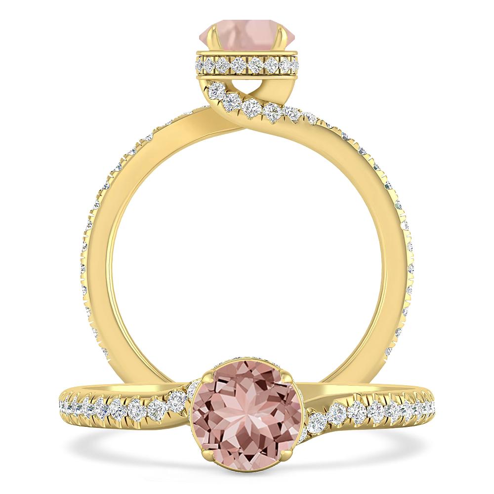 Yellow Gold - Morganite