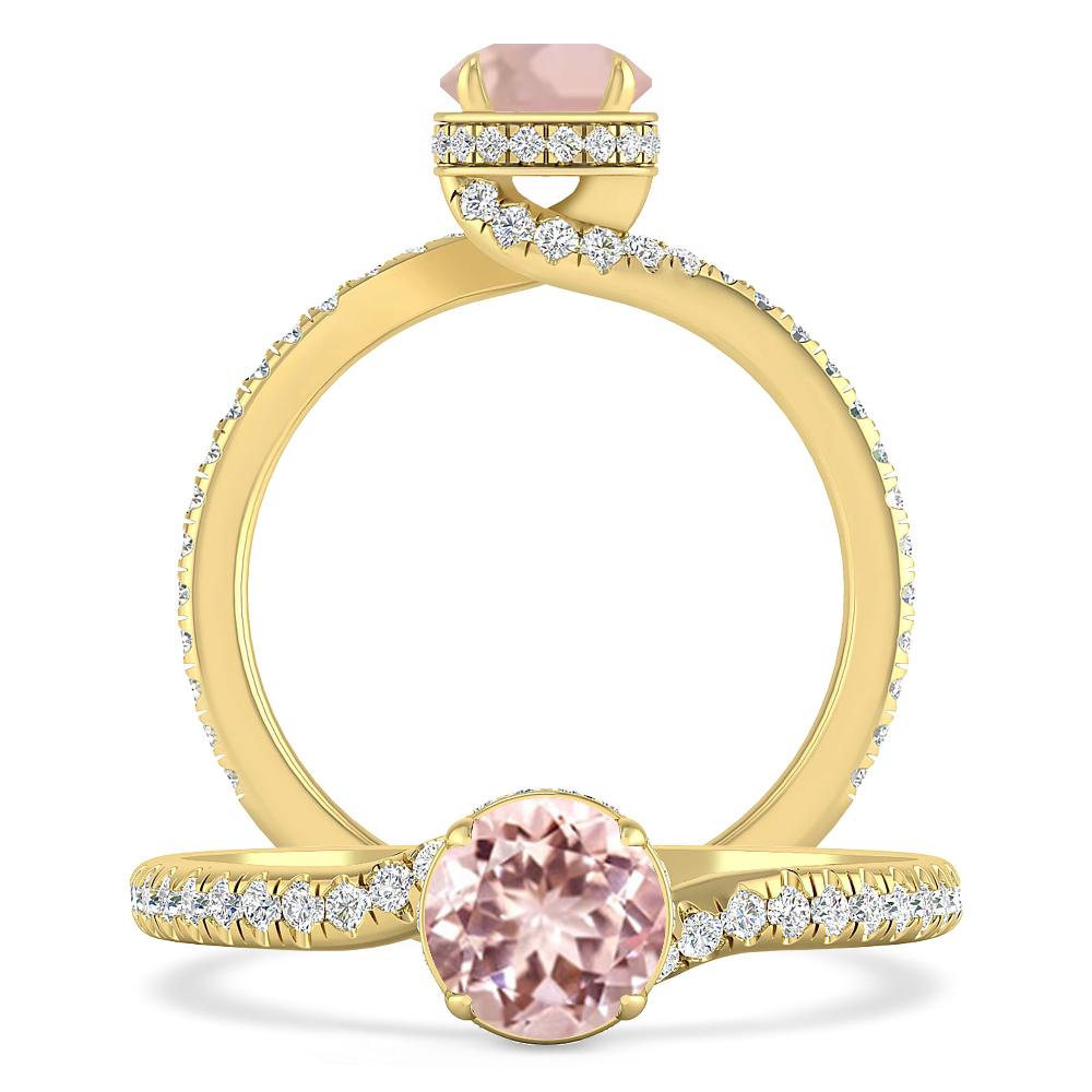 Yellow Gold - Morganite