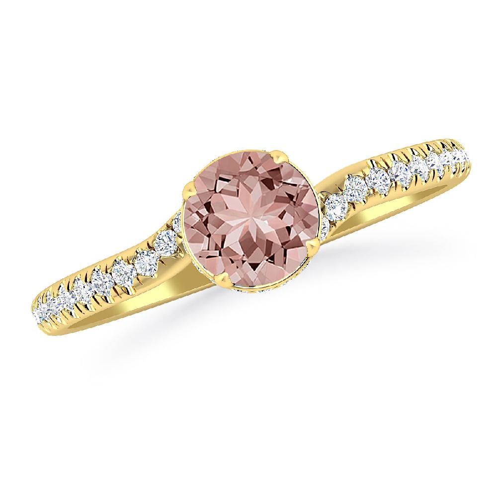 Yellow Gold - Morganite