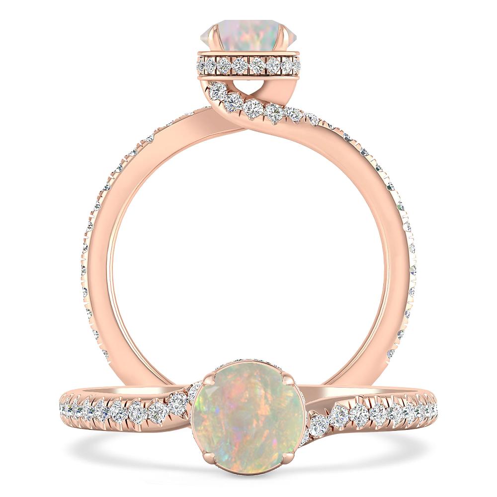 Rose Gold - Opal