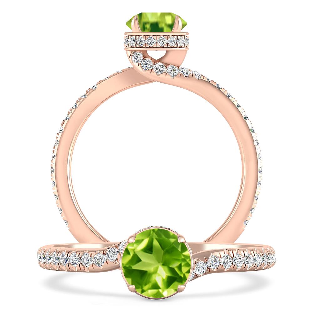 Rose Gold - Peridot