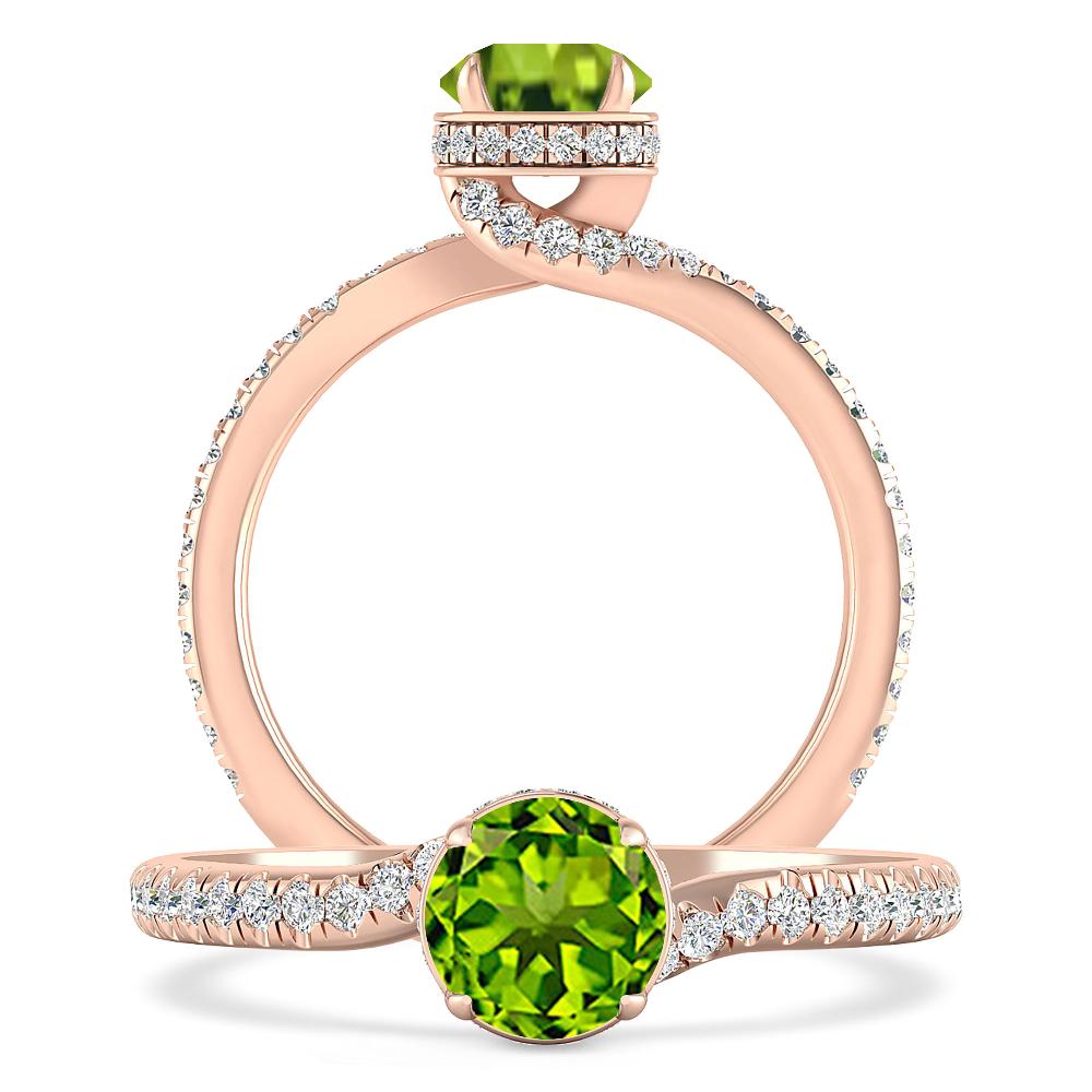 Rose Gold - Peridot