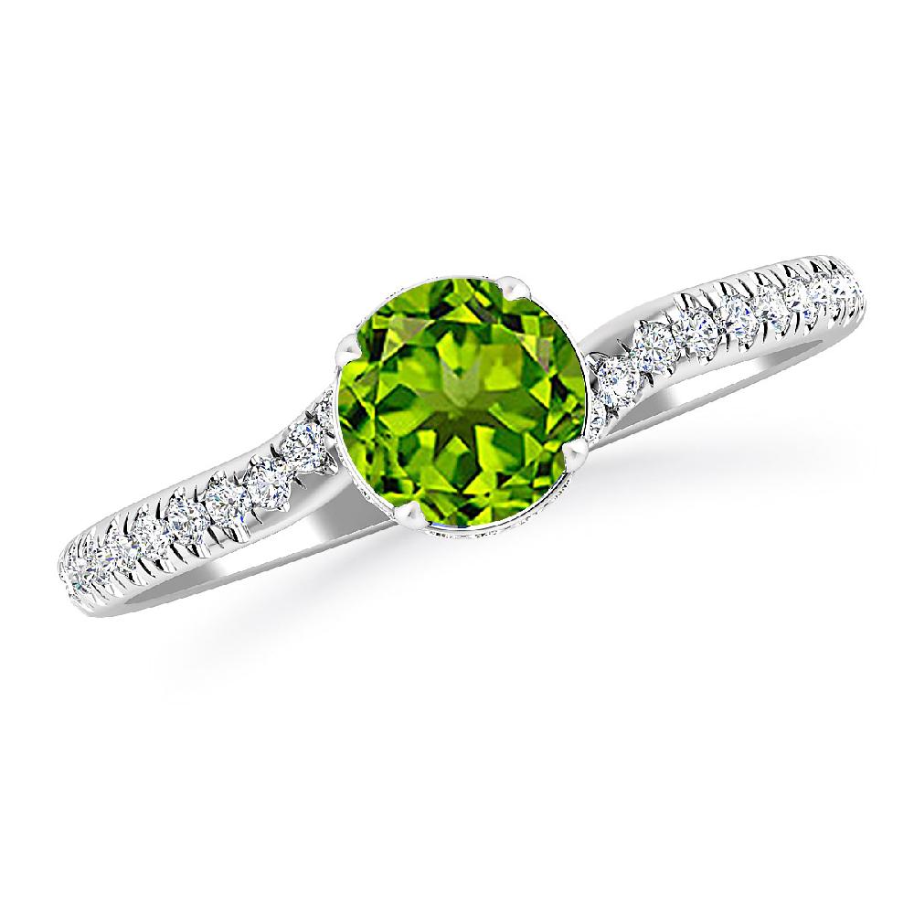 White Gold - Peridot