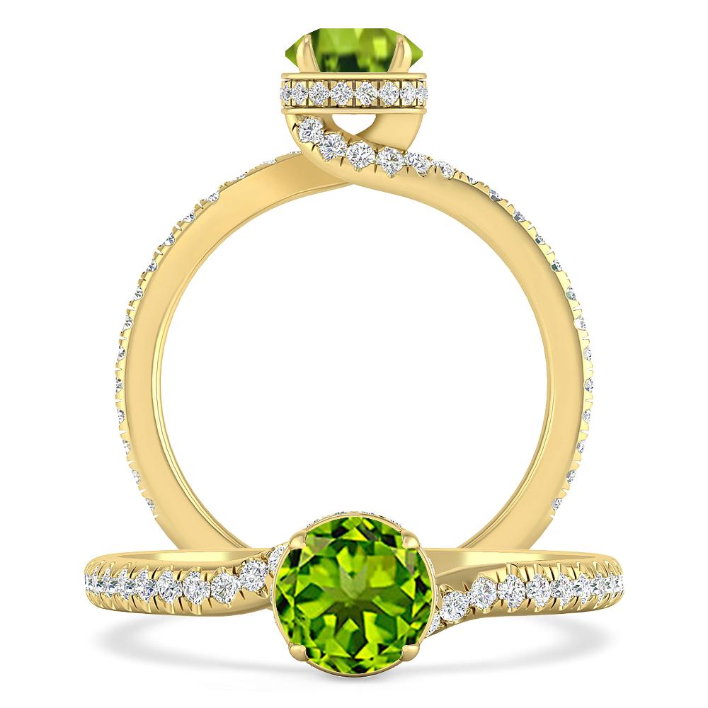 Yellow Gold - Peridot