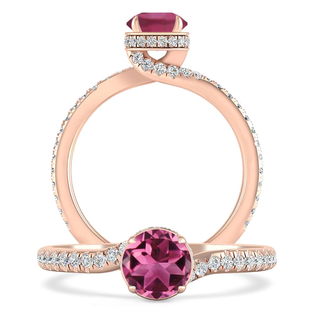 Rose Gold - Pink Tourmaline