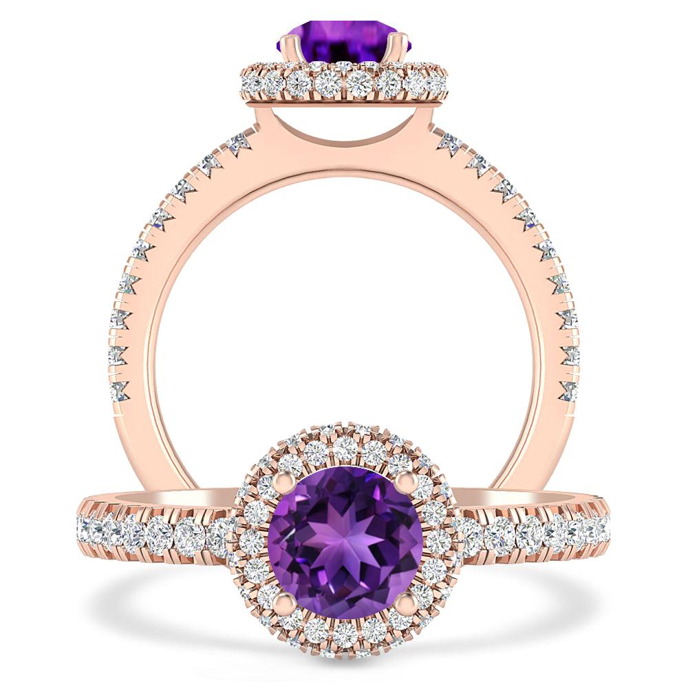 Rose Gold - Amethyst